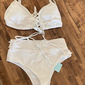 Cupshe white swimsuit